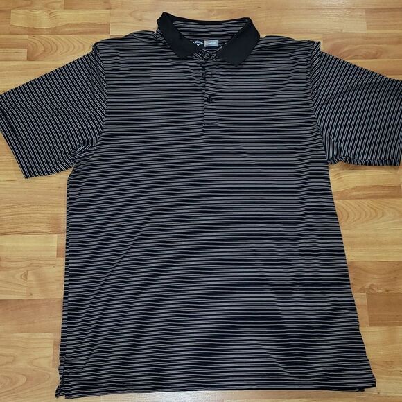 Callaway Striped Golf Polo size Large‎ - Picture 1 of 4